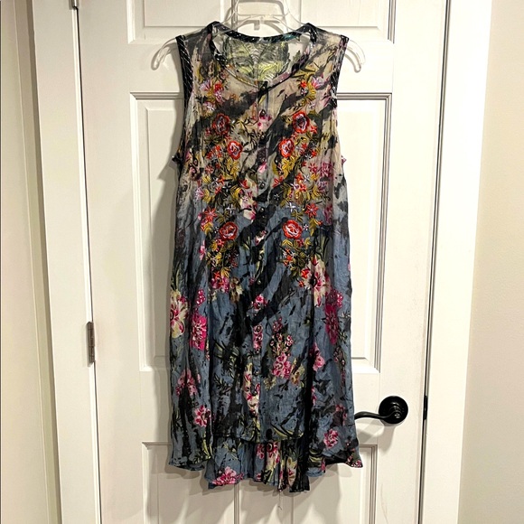 Aratta Silent Journey Dresses & Skirts - Aratta Silent Journey Floral Tunic Size Medium